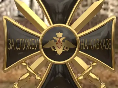 Order for Caucasian service or Caucasian Cross 3D model