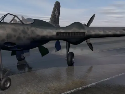 Messerschmitt Me-329 3D model