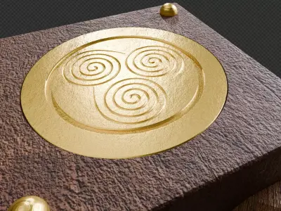 Aang Stick  Avatar The Last Airbender Low-poly 3D model