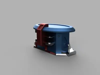 Spaceship Table 3D print model