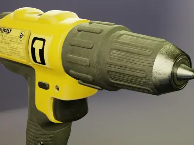 Drill Model electric 3D model