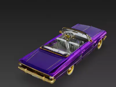Royal Bounce Custom Lowrider 3D Model Low-poly 3D model