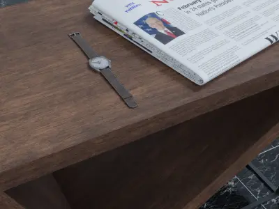 omega seamaster aqua terra 3D model