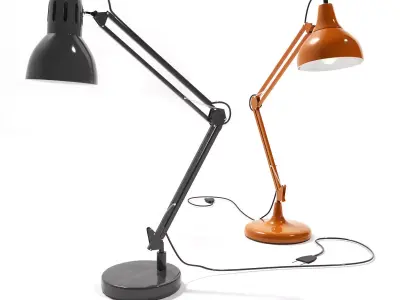 Set table lamp 2 3D model