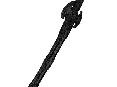 Futuristic Energy Glow Sword Weapon 3D model