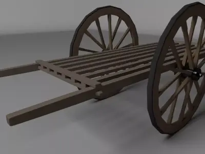OX cart 3D model purchase