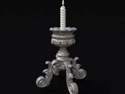 chandelier candle holder 3D model get