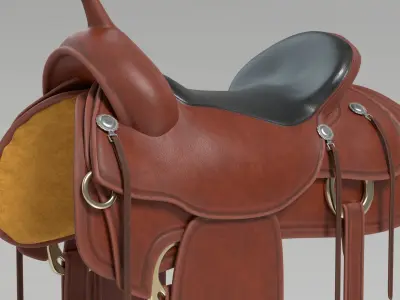 Horse Saddle 3D model purchase