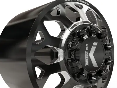 FRONT KG1 KD006-B-1 DUALLY WHEEL 3D MODEL 3D model