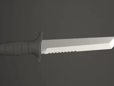 Samurai Knife 3D model
