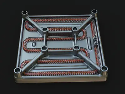 Heater Plate Industrial Machine part 3D model
