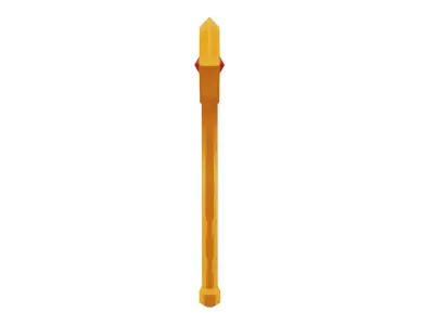 Golden Key - Hand Painted Free 3D model