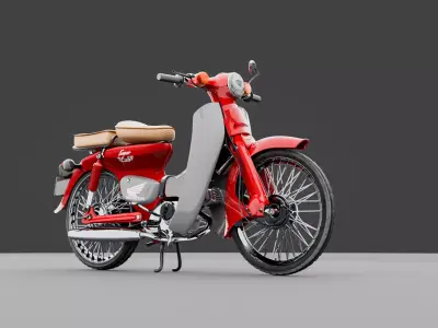 Honda Super Cub C100 3D model