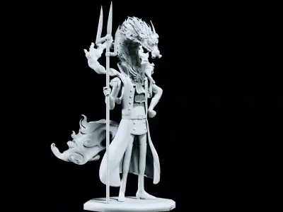 Killingham - Knights of God - ONE PIECE - split part 3D print model