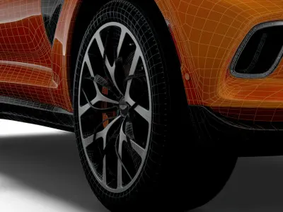 Aston Martin DBX North America 2021 wheel 3D model