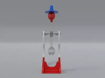 laos Drinking Bird Low-poly 3D model
