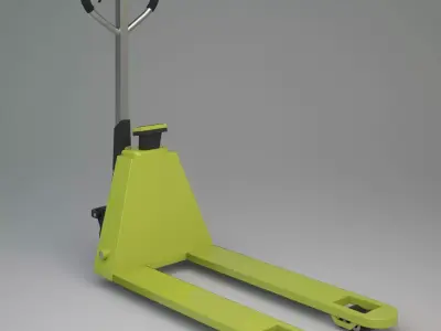 Pallet truck manual 3 3D model