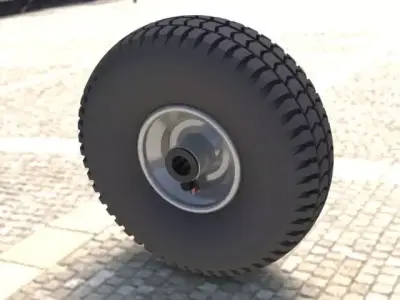 Wheel 260x85 Free 3D model