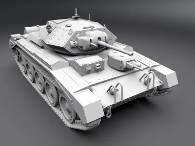Crusader Mk2 Scale model   3D print model
