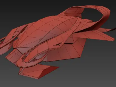 SALE 5 in 1 Cheap Cool Hover Car Collection 05 3D model