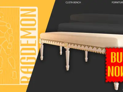 CLISTAL BENCH 3D model