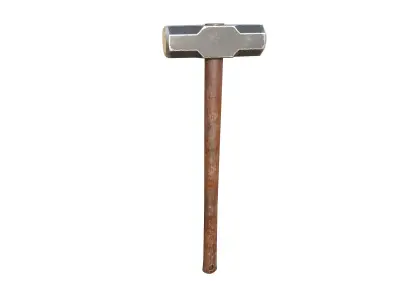 Sledgehammer Low-poly 3D model buy