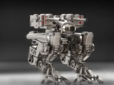 Mecha Robot-1 Free 3D model