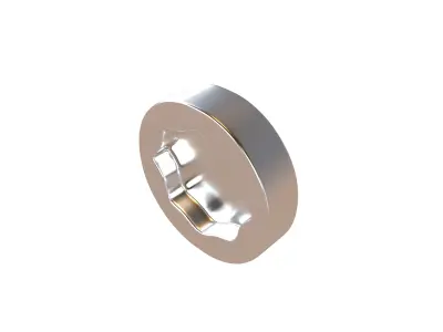 Screw v11 002 Low-poly 3D model