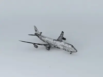 Air Force One SAM 30000 747-8 Free 3D model