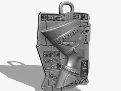 Nefertiti Queen of ancient Egypt PENDANT 3D print model