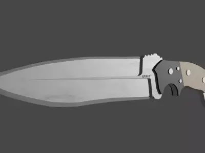 RANDY KNIFE Free low-poly 3D model