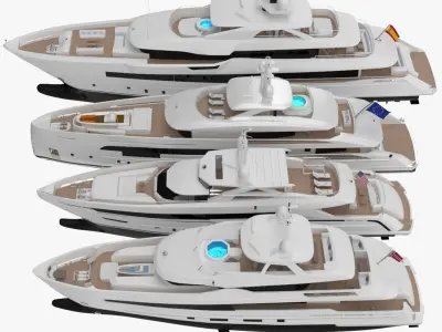Collection Yachts September 2024 3D model