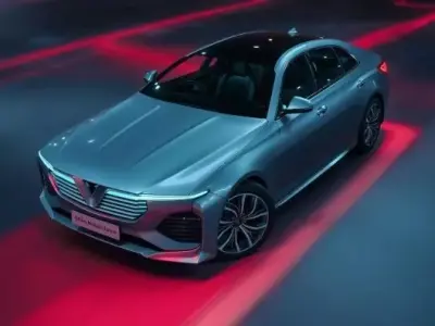 Futuristic Luxury Concept Sedan Car 3D model