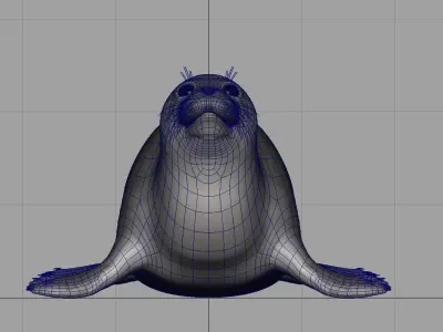 seal 3d model 3D model