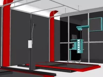 Car Garage 3d Model 3D model