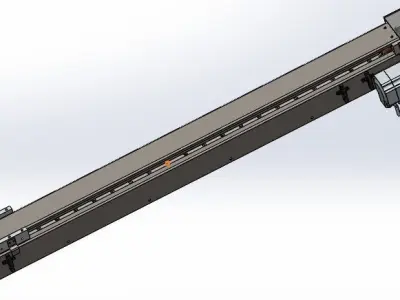 A suction device containing x-axis tool  and cyliner 3D model