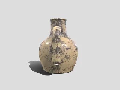 Medieval Vessel Low-poly 3D model