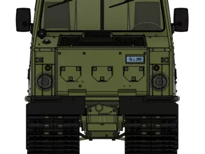 Hagglunds BV206 Bandvagn Free 3D print model