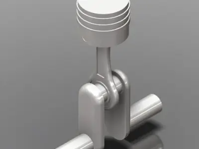 Piston Assembly Free 3D model
