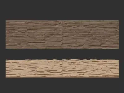 Decorative brick Rhodes 3D print model