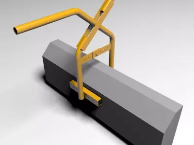 Grip pliers for the border 3D model