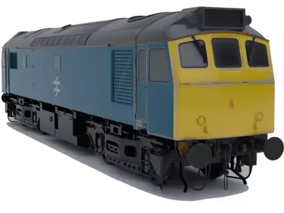 British Rail Class 25 Br Blue Free 3D model