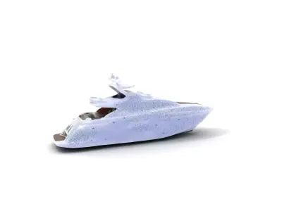 Sleek Yacht model pack Low-poly 3D model