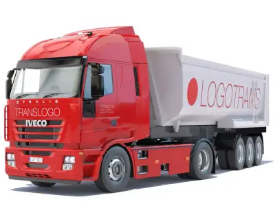 IVECO Stralis Dump Truck 3D model
