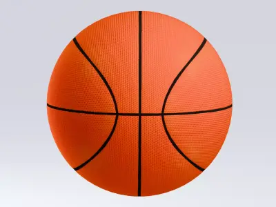 Balls Pack - Basketball Ball Low-poly 3D model
