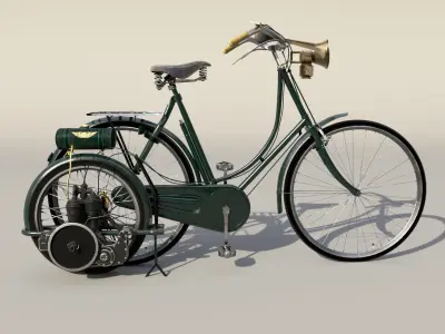Vinatge Cycle 3D model