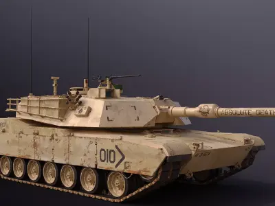 M1 Abrams 3D model purchase