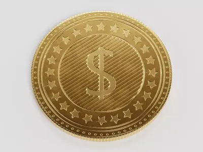 -Dollar Coin- 3D model