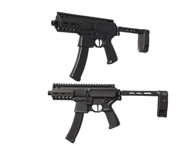 Sig MPX-K Rifle 3D print model