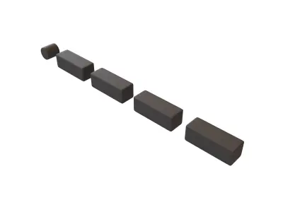 Morse Code 1 v1 001 Low-poly 3D model